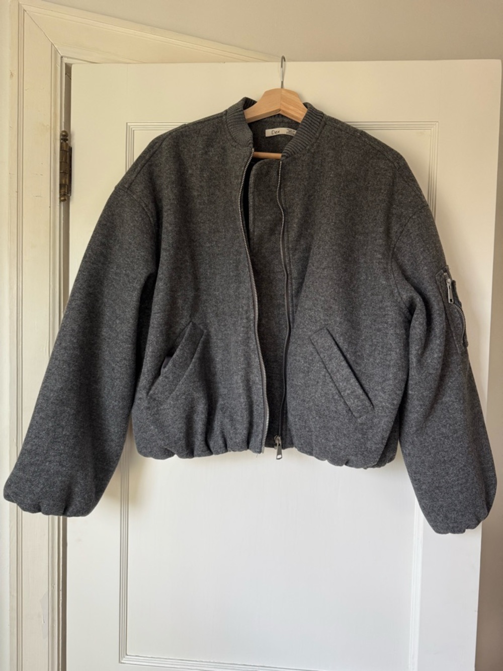Dex Gray Bomber Jacket